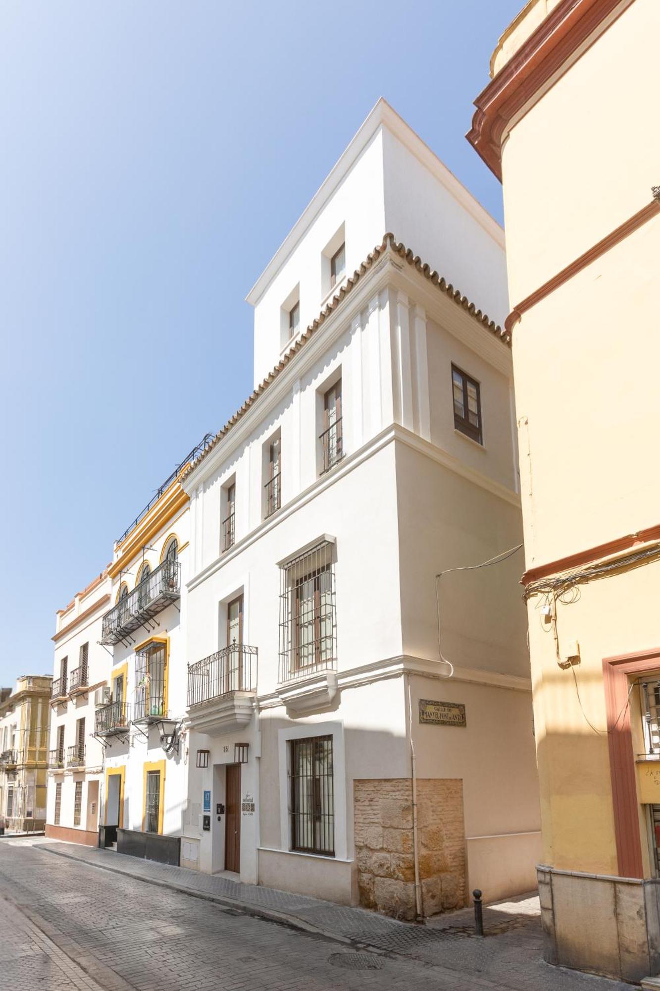 Апарт готель Casa Senorial Del Siglo XVIII Севілья Екстер'єр фото